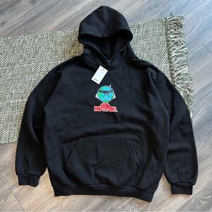 BUTTER GOODS Blindfold Pullover Black Hoodie